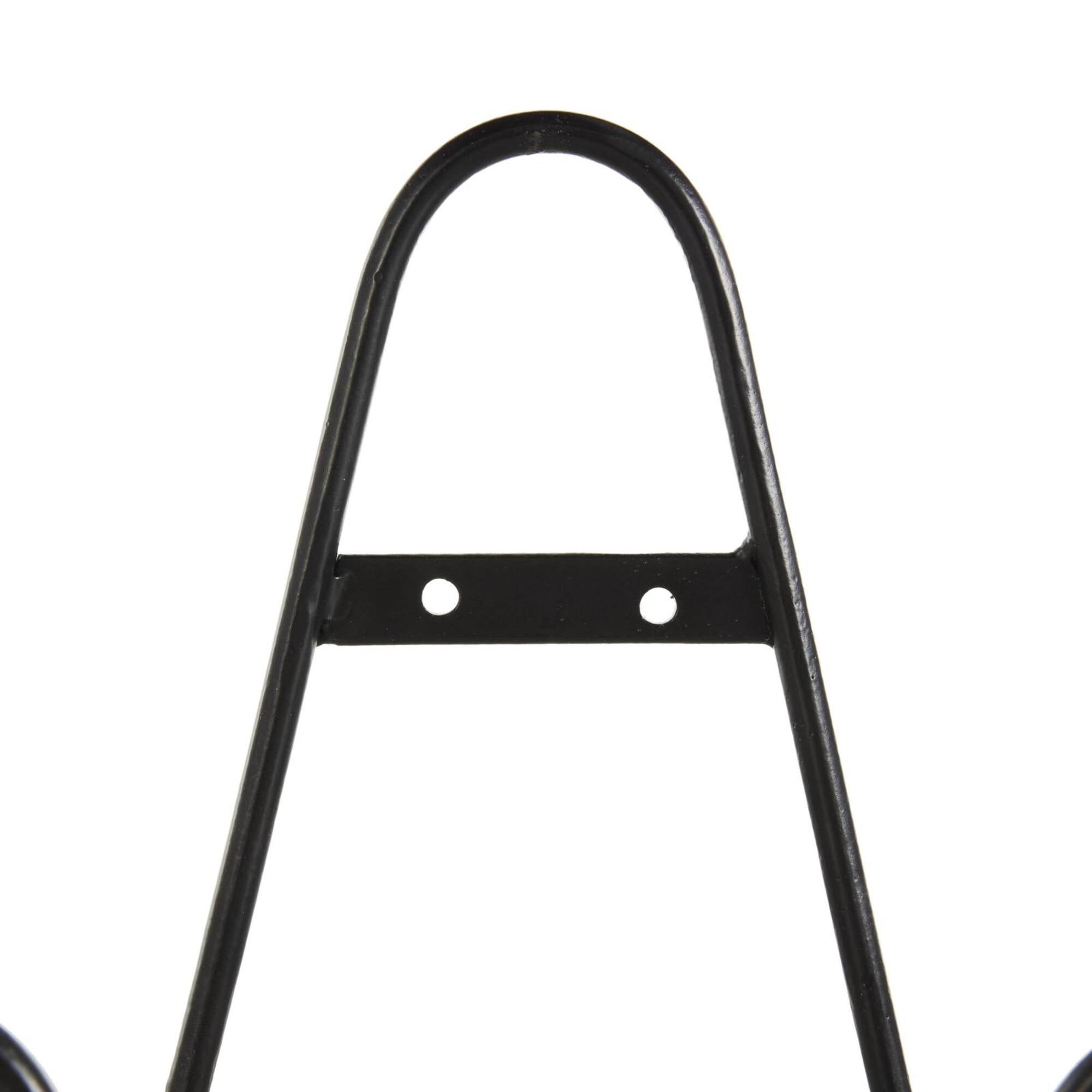 Black Metal Scroll Hanging Wall Rack Display Easel Set